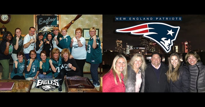 Dr. Wolfinger and Dr. Milavec Super Bowl Challenge Photo Dr. Wolfinger and Dr. Milavec Super Bowl Challenge Photo